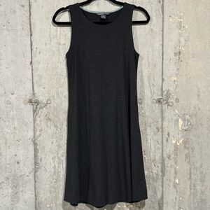 Free Fly Size Small Gray Bamboo Flex Sleeveless Tank Dress Stretch Comfort